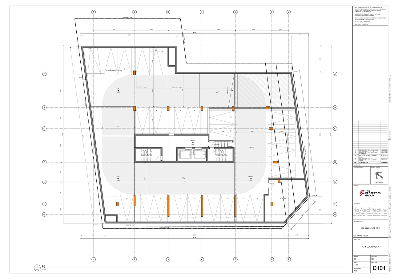 Floor plan for project from page 1 of the file '2025-06-03 - Floor Plans & Elevations - D07-12-24-0154'