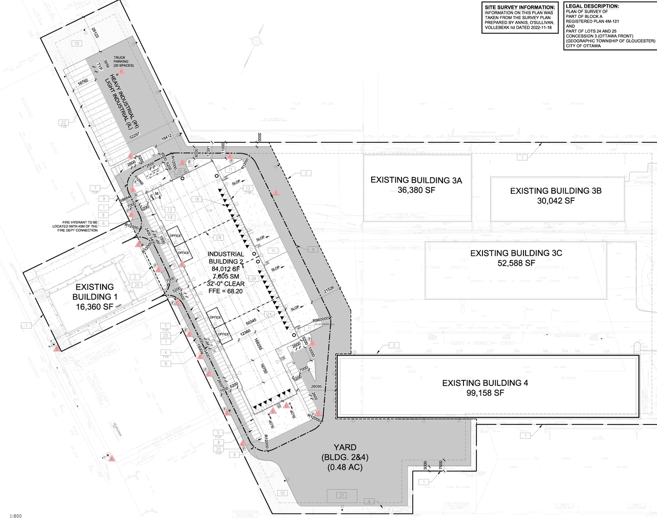 Construction site plan for project from page 2 of the file '2024-11-25 - Floor Plans - D07-12-24-0156'