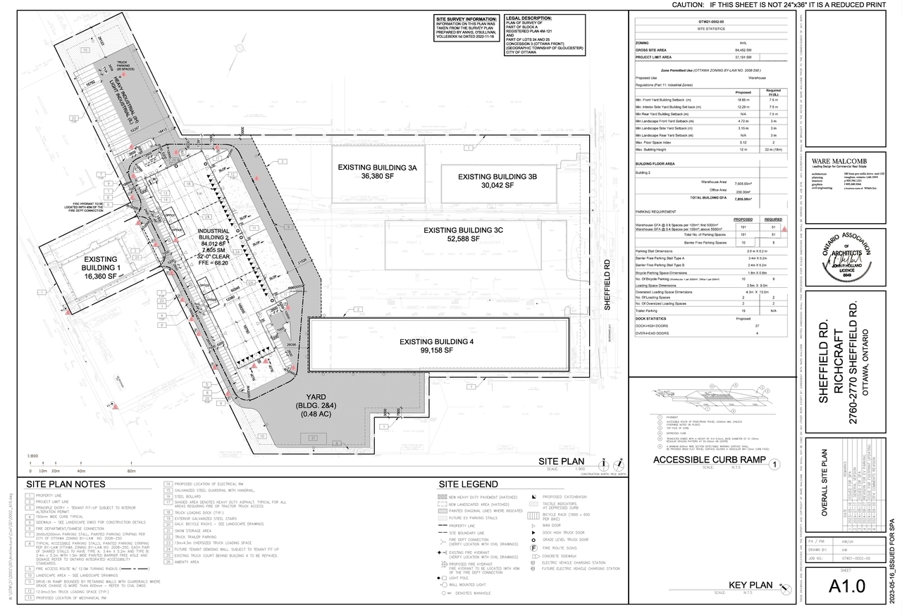 Construction site plan for project from page 2 of the file '2024-11-25 - Floor Plans - D07-12-24-0156'
