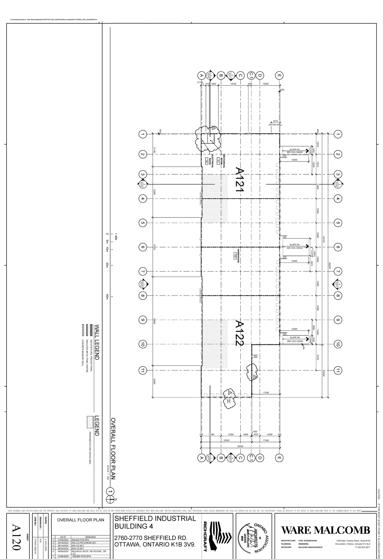 Floor plan for project from page 3 of the file '2024-11-25 - Floor Plans - D07-12-24-0156'
