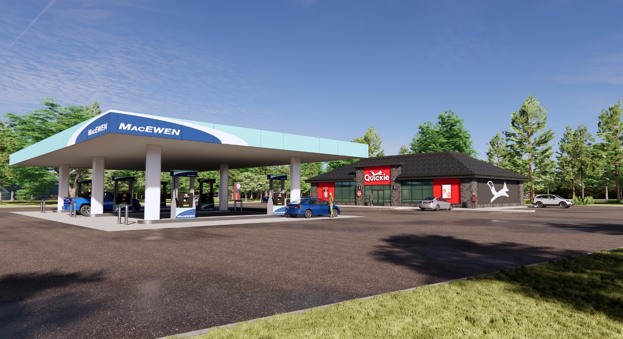 Rendering of building from page 3 of the file '2024-11-28 - Site Plan Rendering Package - D07-12-24-0157'