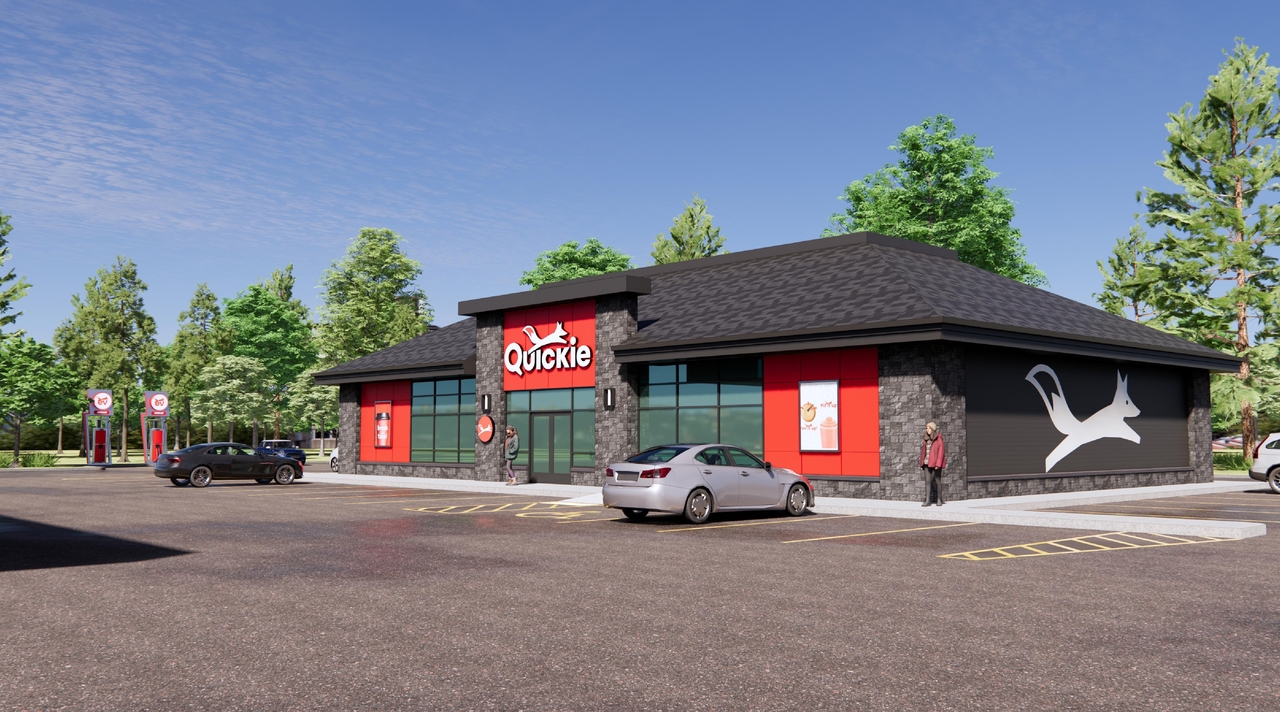 Rendering of building from page 5 of the file '2024-11-28 - Site Plan Rendering Package - D07-12-24-0157'