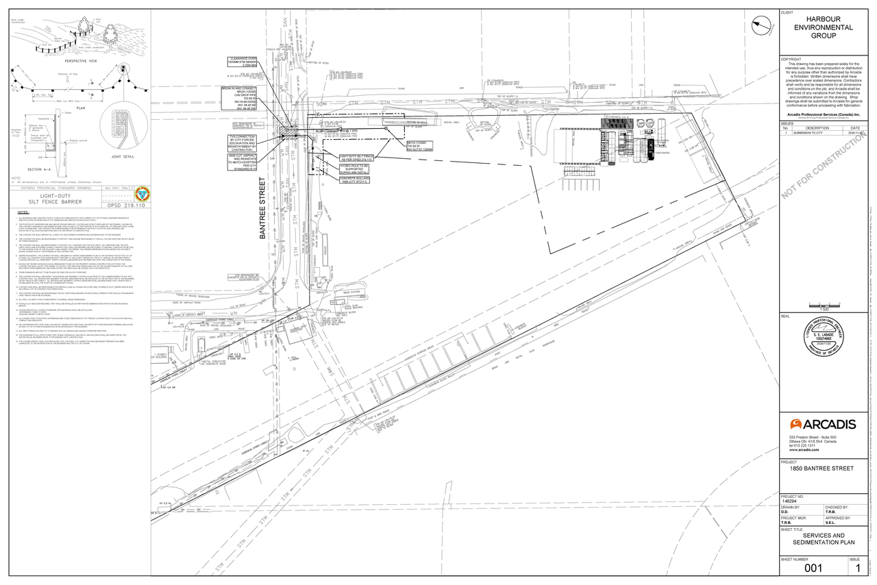 Construction site plan for project from page 61 of the file '2024-12-03 - Design Brief - D07-12-24-0160'
