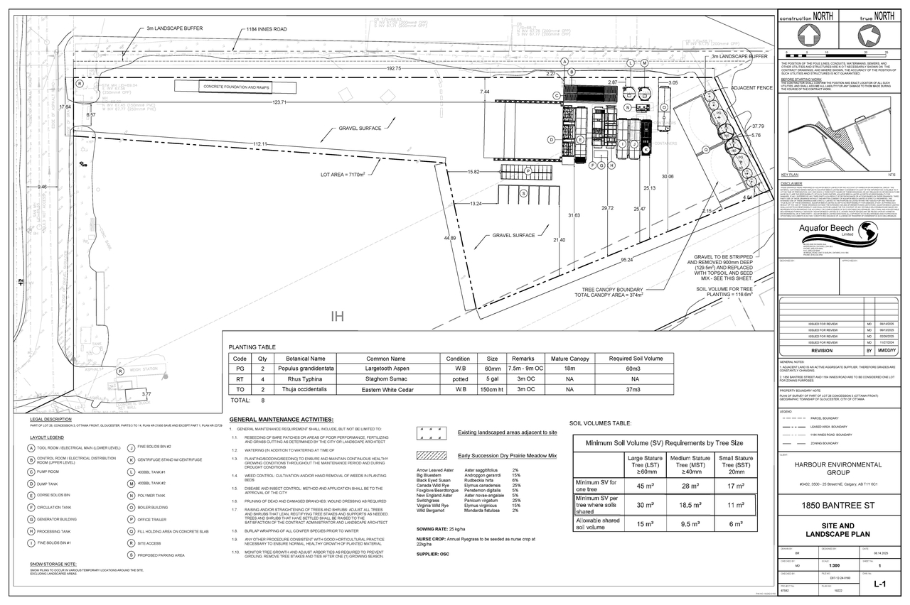 Construction site plan for project from page 40 of the file '2025-08-20 - Design Brief - D07-12-24-0160'