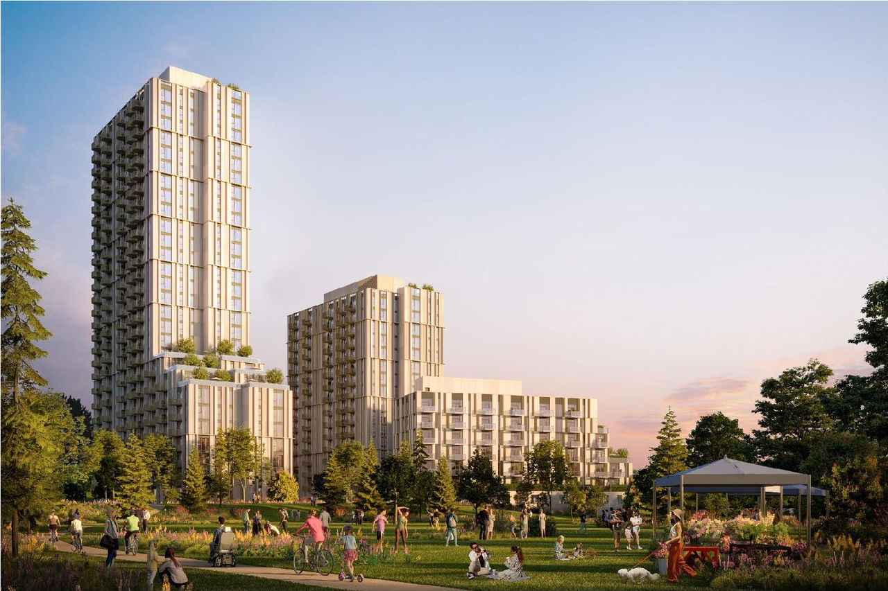 Rendering of building from page 1 of the file '2024-12-03 - Design Brief - D07-12-24-0161'