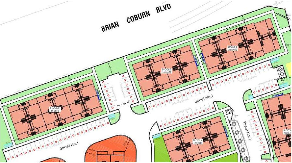 Construction site plan for project from page 25 of the file '2024-12-10 - Urban Design Brief - D07-12-24-0164'