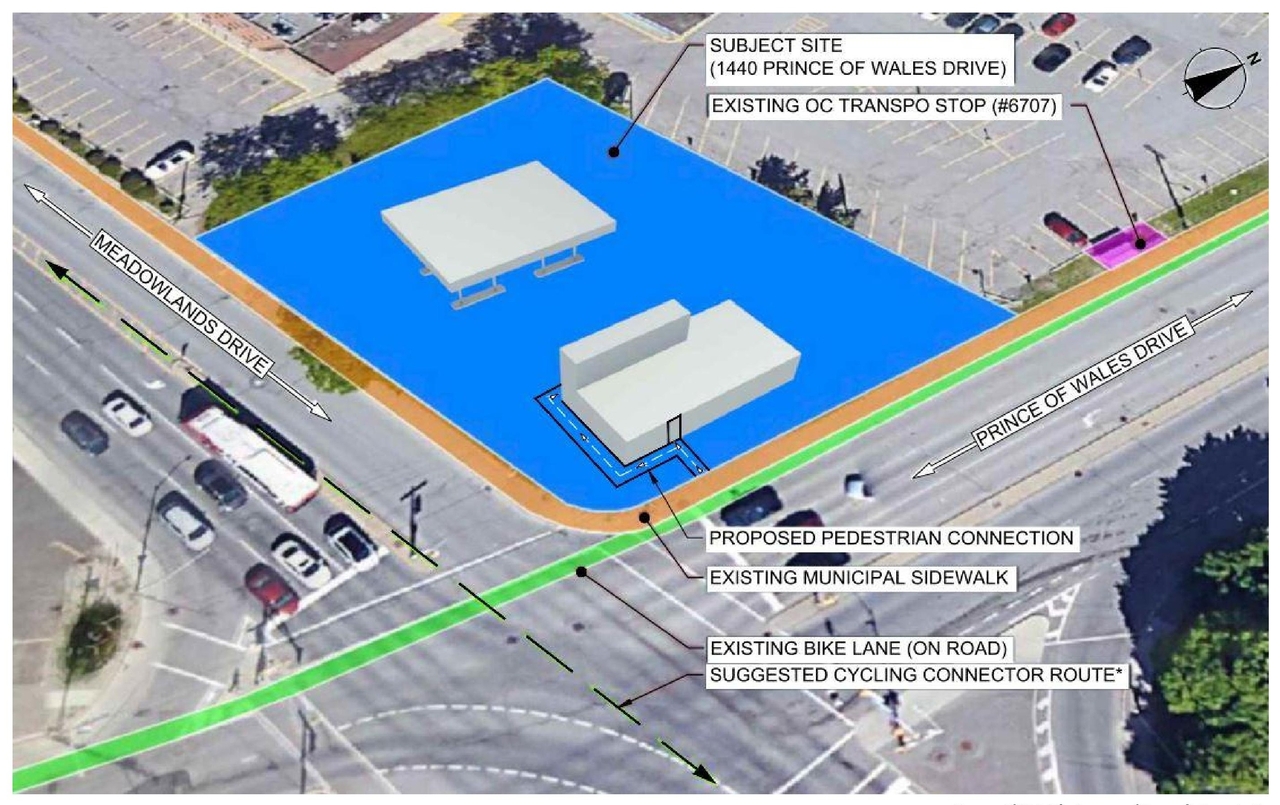 Construction site plan for project from page 5 of the file '2024-12-11 - Urban Design Brief - D07-12-24-0166'