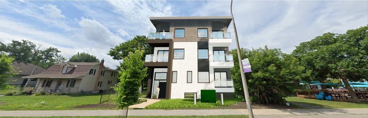 Rendering of building from page 5 of the file '2024-12-12 - Urban Design Brief - D07-12-24-0167'