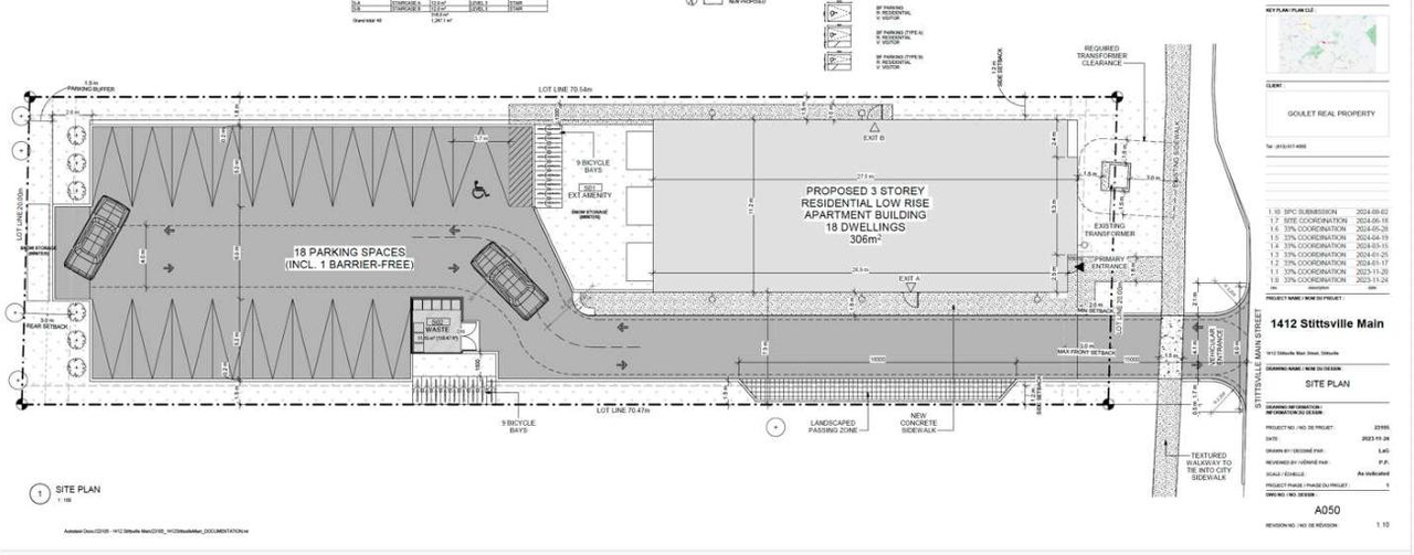 Construction site plan for project from page 5 of the file '2024-12-12 - Urban Design Brief - D07-12-24-0167'