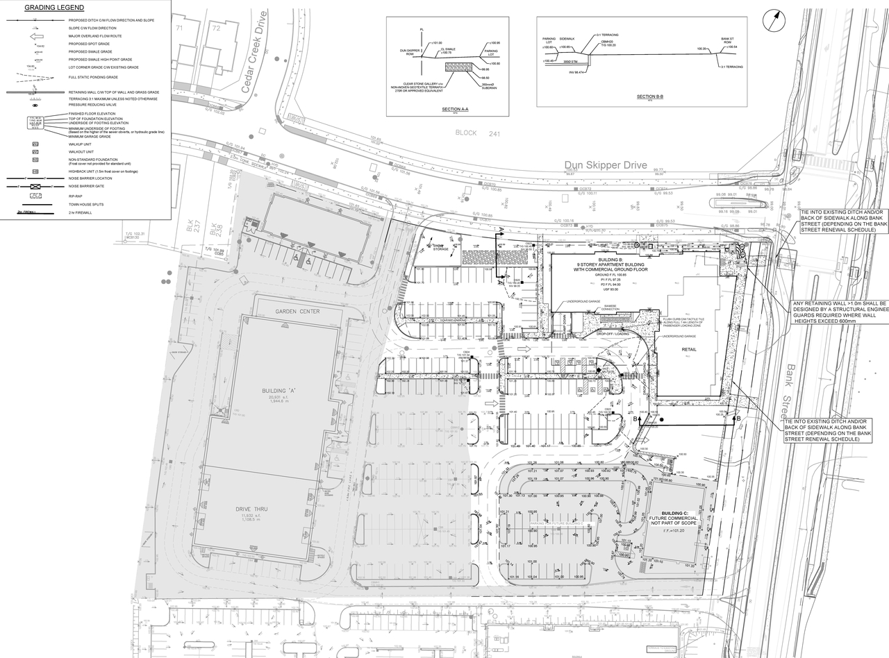 Construction site plan for project from page 82 of the file '2025-08-20 - Design Brief - D07-12-24-0169'