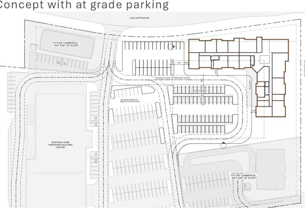 Construction site plan for project from page 17 of the file '2025-05-12 - Urban Design Brief - D07-12-24-0169'
