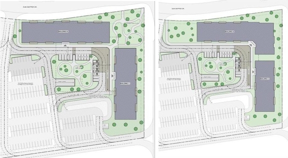 Construction site plan for project from page 18 of the file '2025-05-12 - Urban Design Brief - D07-12-24-0169'