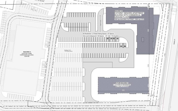 Construction site plan for project from page 19 of the file '2025-05-12 - Urban Design Brief - D07-12-24-0169'