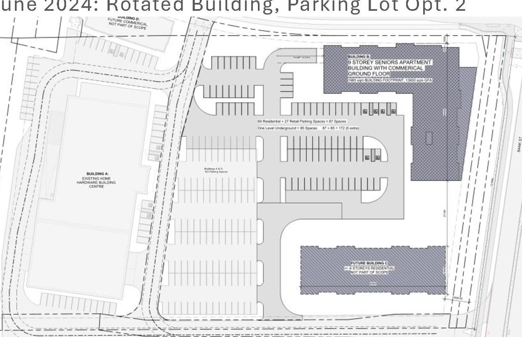 Construction site plan for project from page 19 of the file '2025-05-12 - Urban Design Brief - D07-12-24-0169'