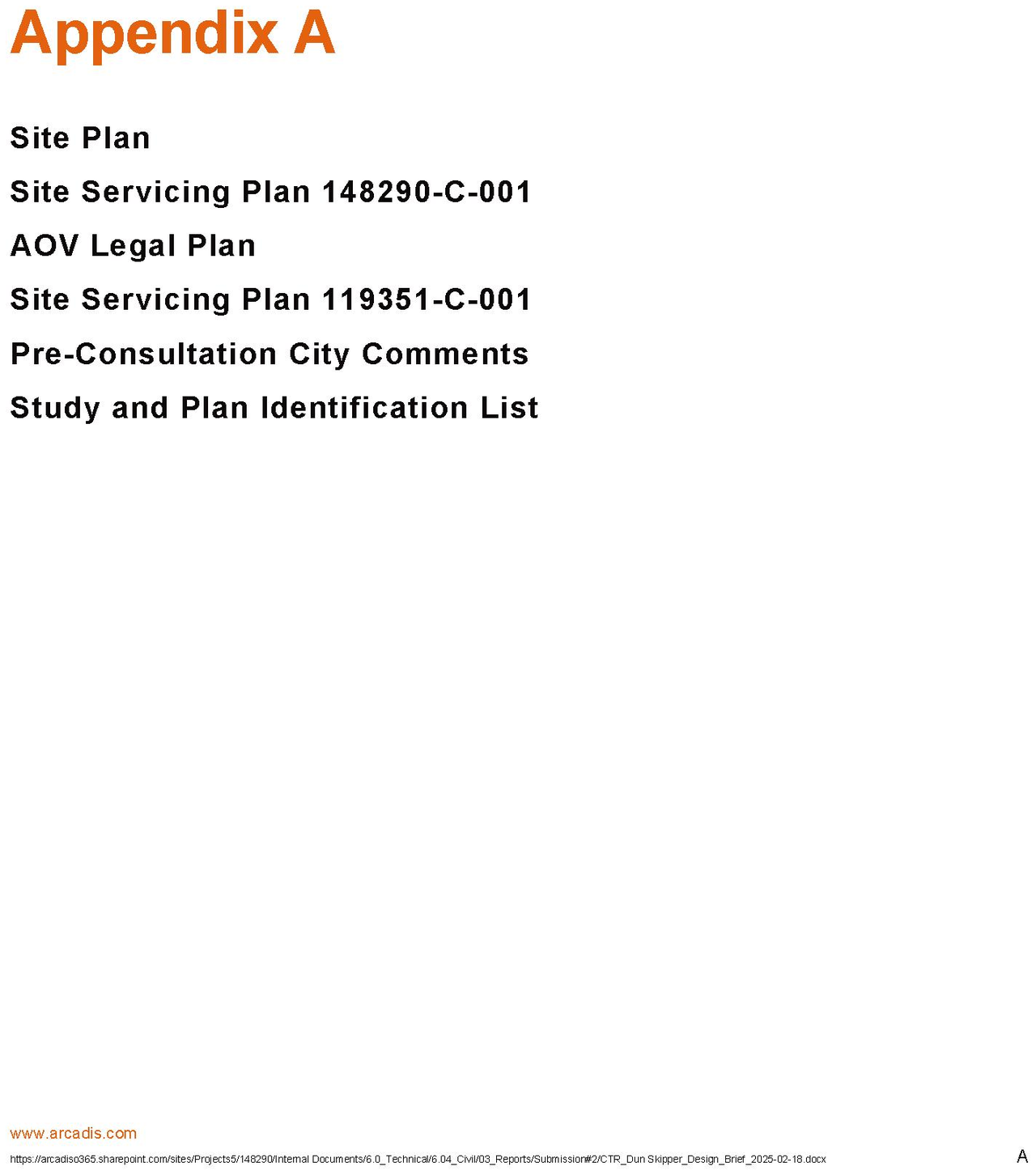 Construction site plan for project from page 27 of the file '2025-05-12 - Arcadis Response Design Brief - D07-12-24-0169'