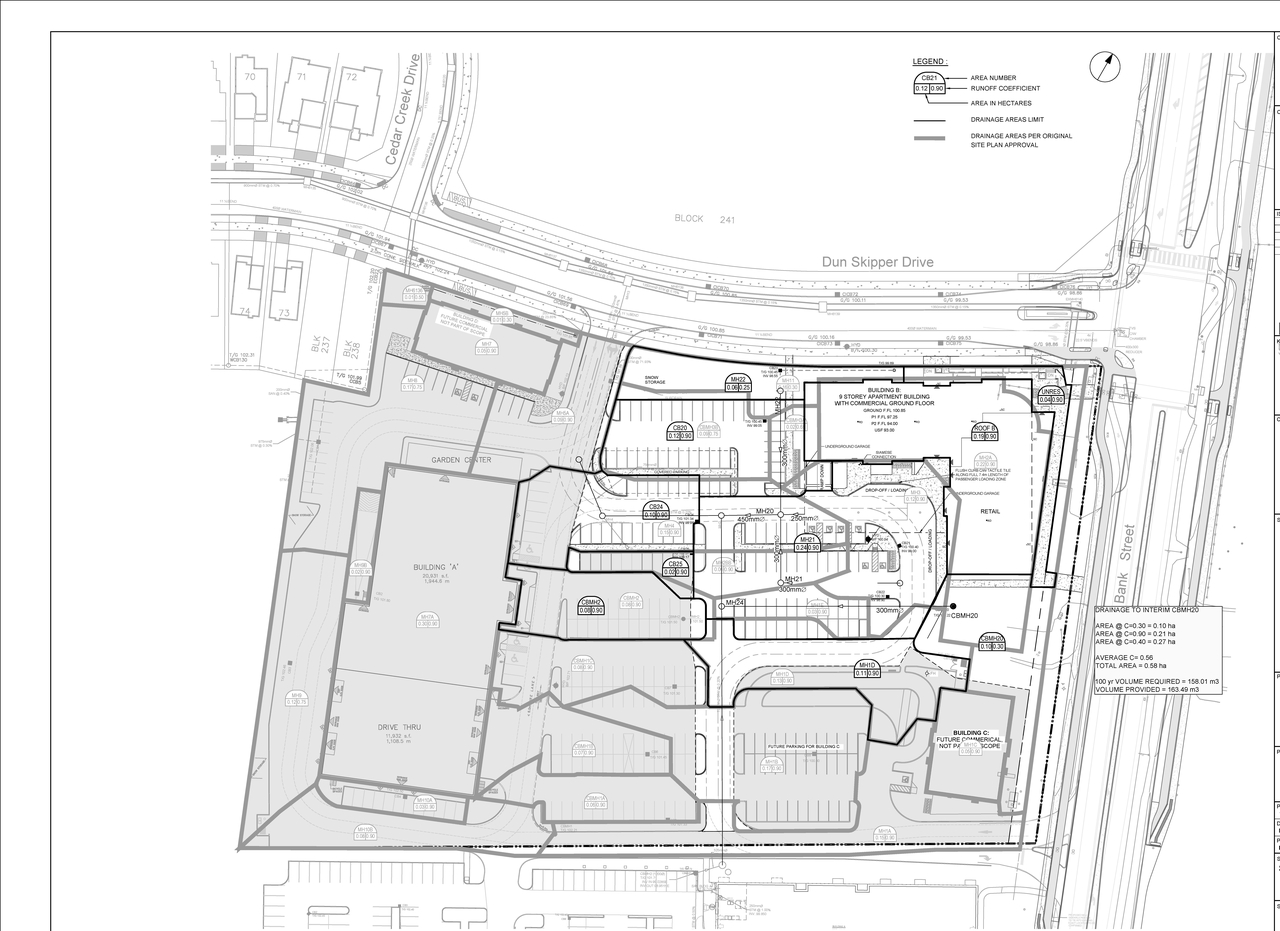 Construction site plan for project from page 87 of the file '2025-05-12 - Arcadis Response Design Brief - D07-12-24-0169'