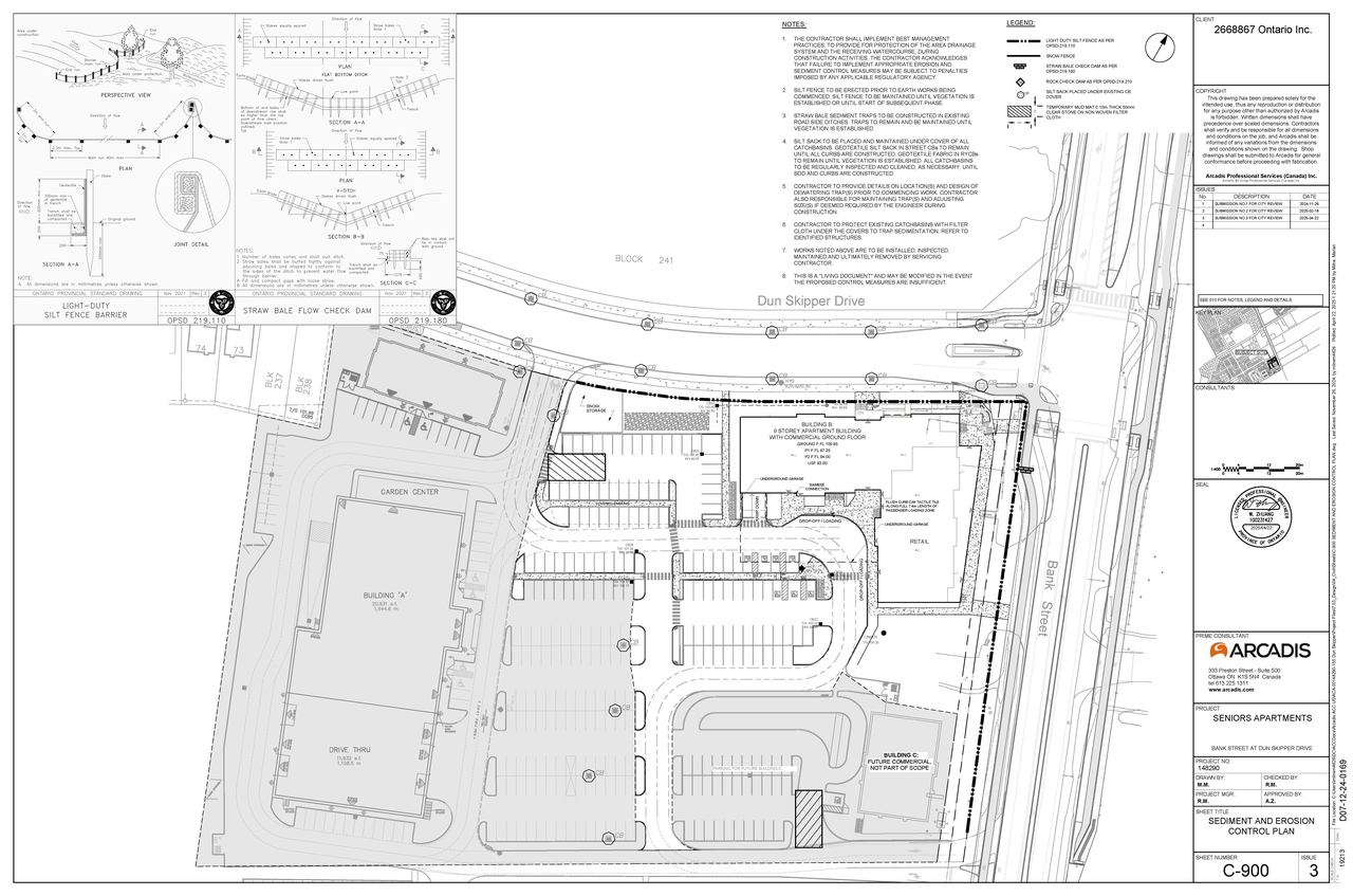 Construction site plan for project from page 112 of the file '2025-05-12 - Design Brief - D07-12-24-0169'