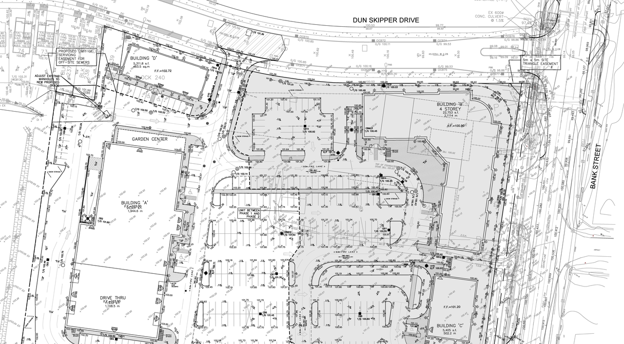Construction site plan for project from page 113 of the file '2025-05-12 - Design Brief - D07-12-24-0169'