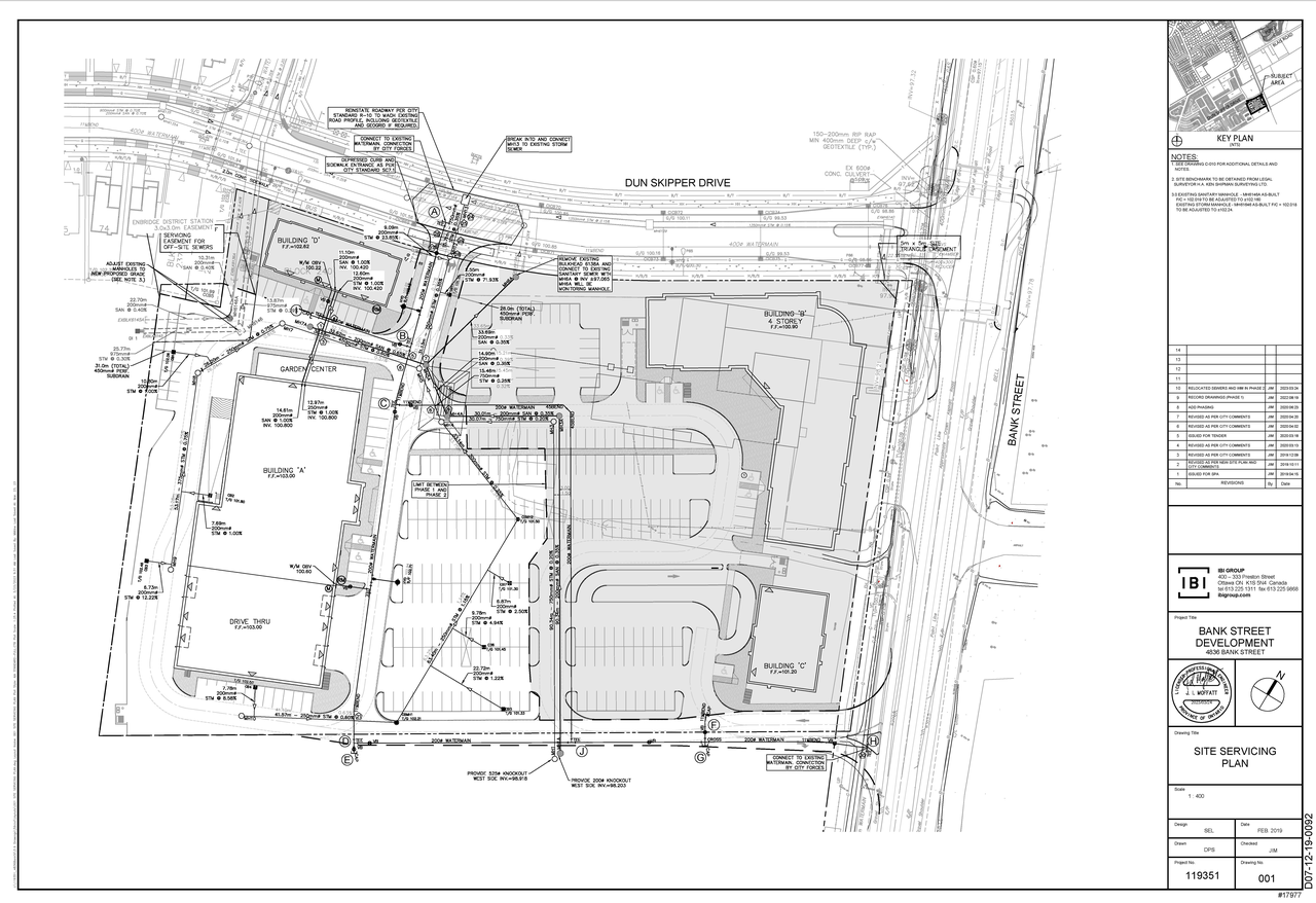 Construction site plan for project from page 33 of the file '2025-05-12 - Design Brief - D07-12-24-0169'