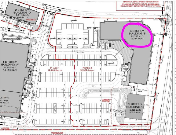 Construction site plan for project from page 35 of the file '2025-05-12 - Design Brief - D07-12-24-0169'