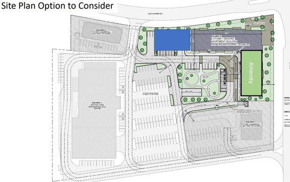 Construction site plan for project from page 39 of the file '2025-05-12 - Design Brief - D07-12-24-0169'