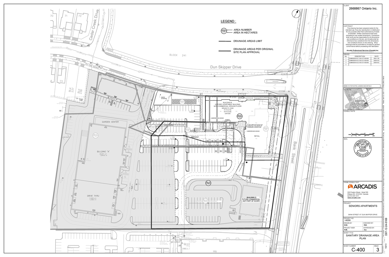 Construction site plan for project from page 76 of the file '2025-05-12 - Design Brief - D07-12-24-0169'