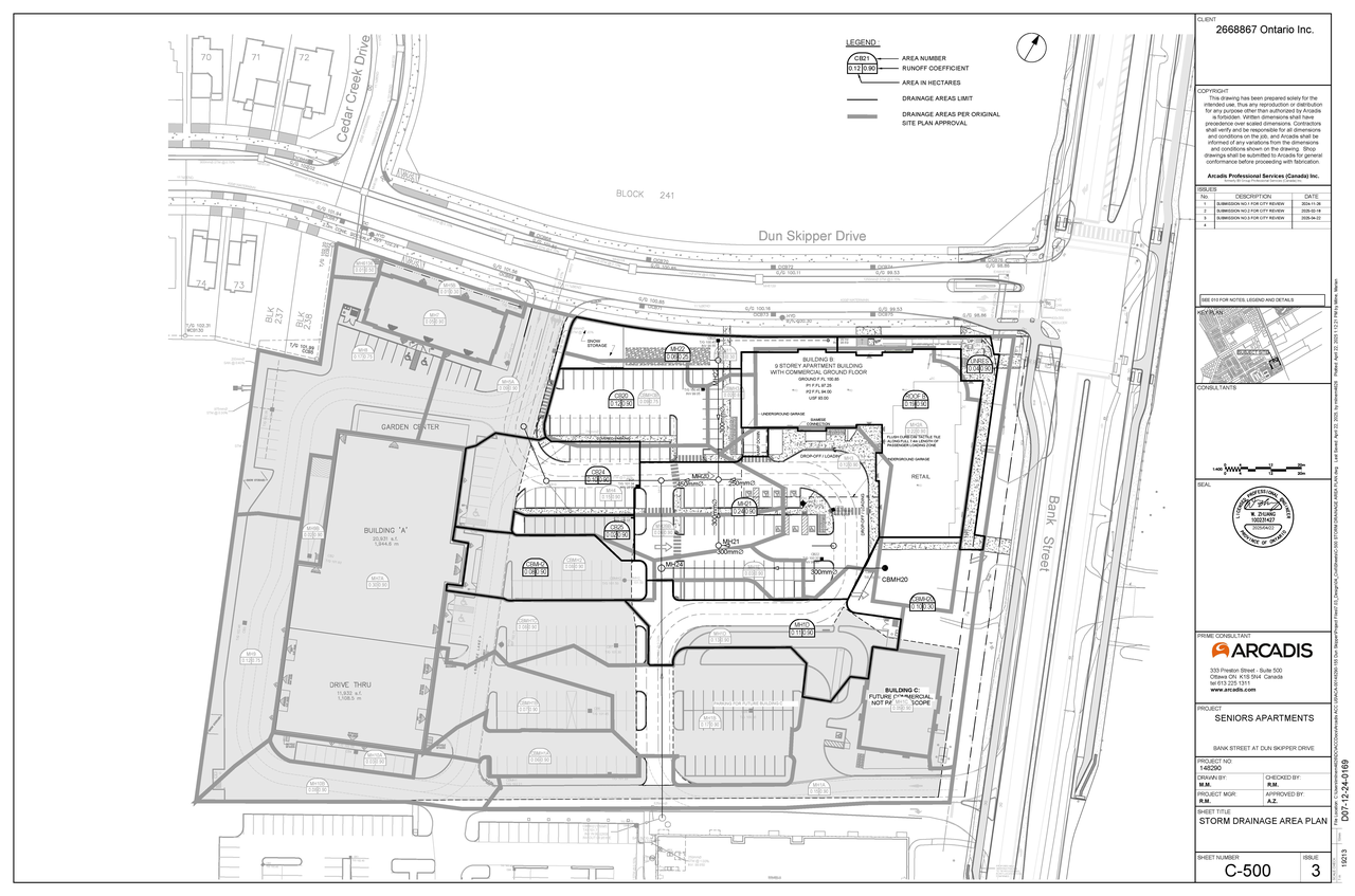 Construction site plan for project from page 89 of the file '2025-05-12 - Design Brief - D07-12-24-0169'