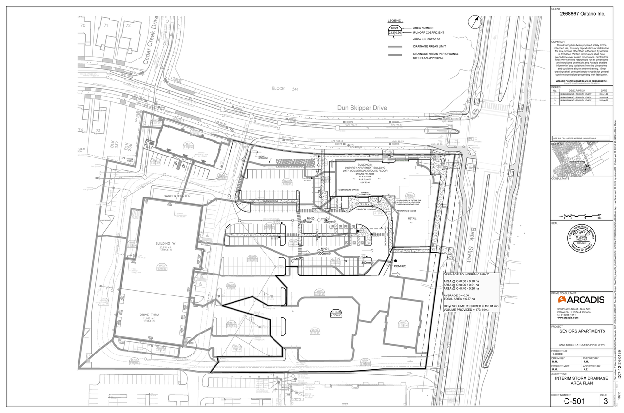 Construction site plan for project from page 90 of the file '2025-05-12 - Design Brief - D07-12-24-0169'
