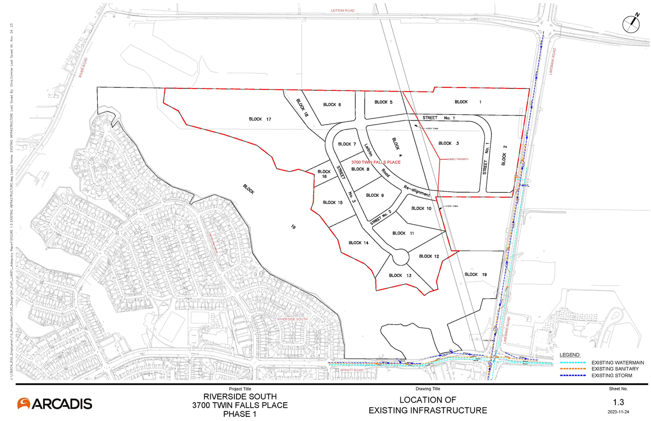 Construction site plan for project from page 28 of the file '2025-04-16 - Design Brief Phase 1 - D07-12-24-0170'