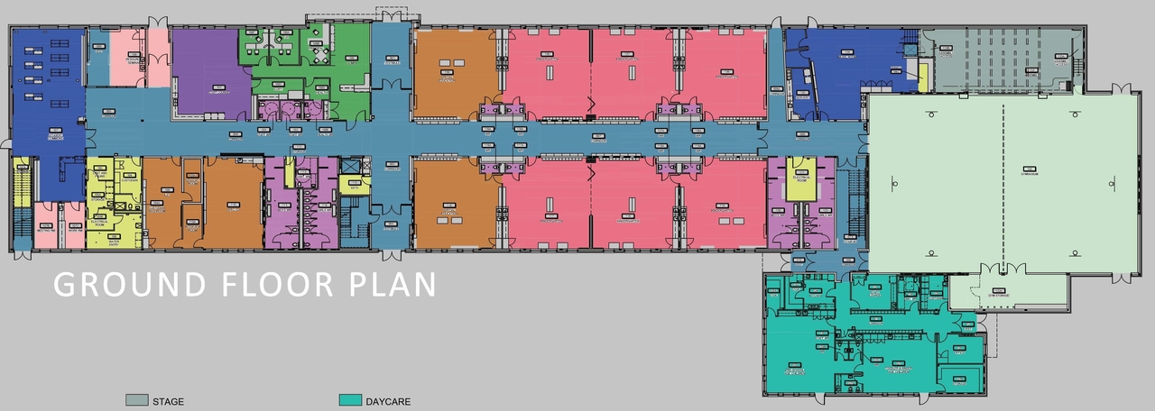 Construction site plan for project from page 2 of the file '2024-12-13 - ARCH ITECTURAL FLOOR PLANS ELEVATIONS - D07-12-24-0171'