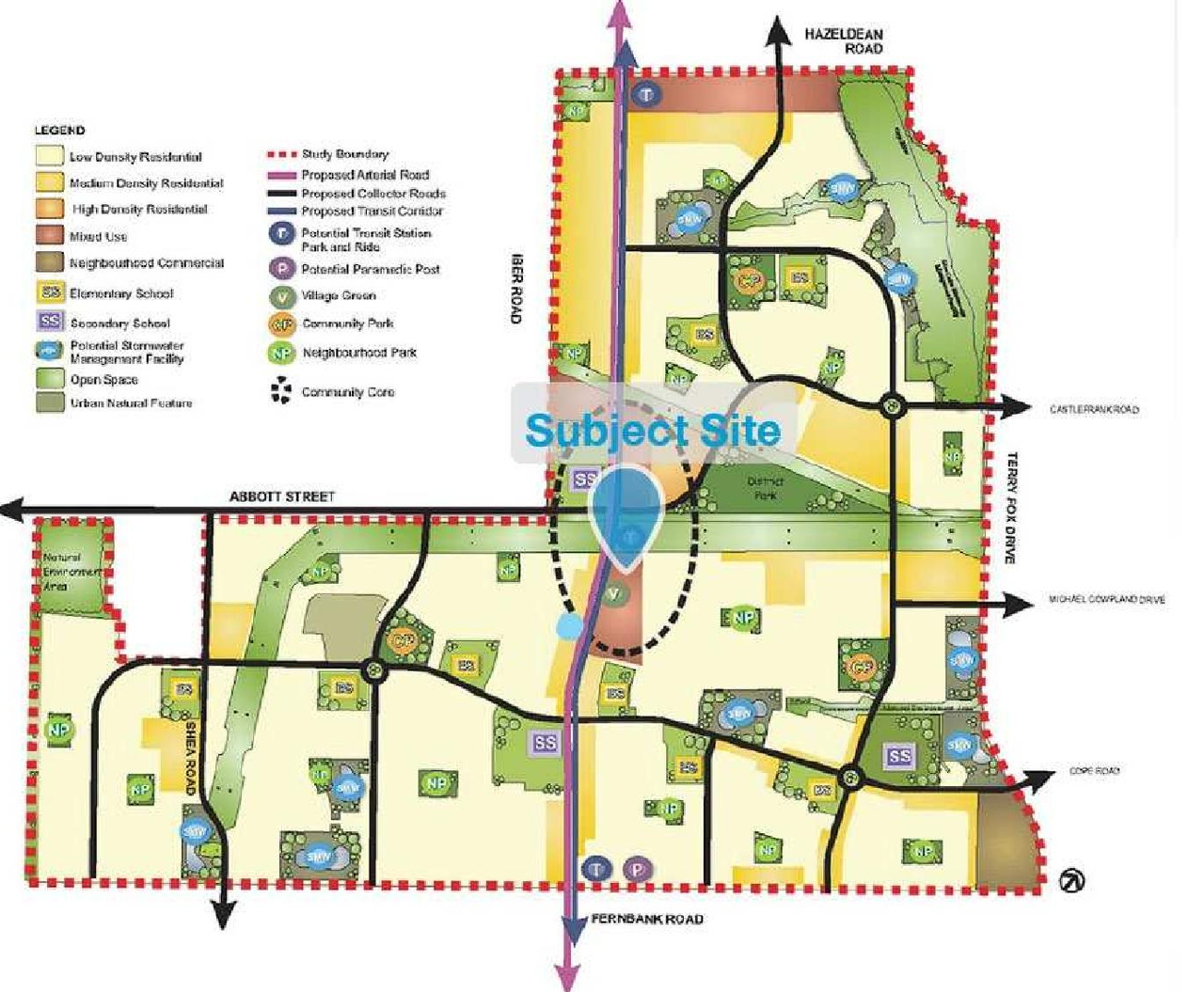 Construction site plan for project from page 10 of the file '2024-12-13 - Urban Design Brief - D07-12-24-0172'