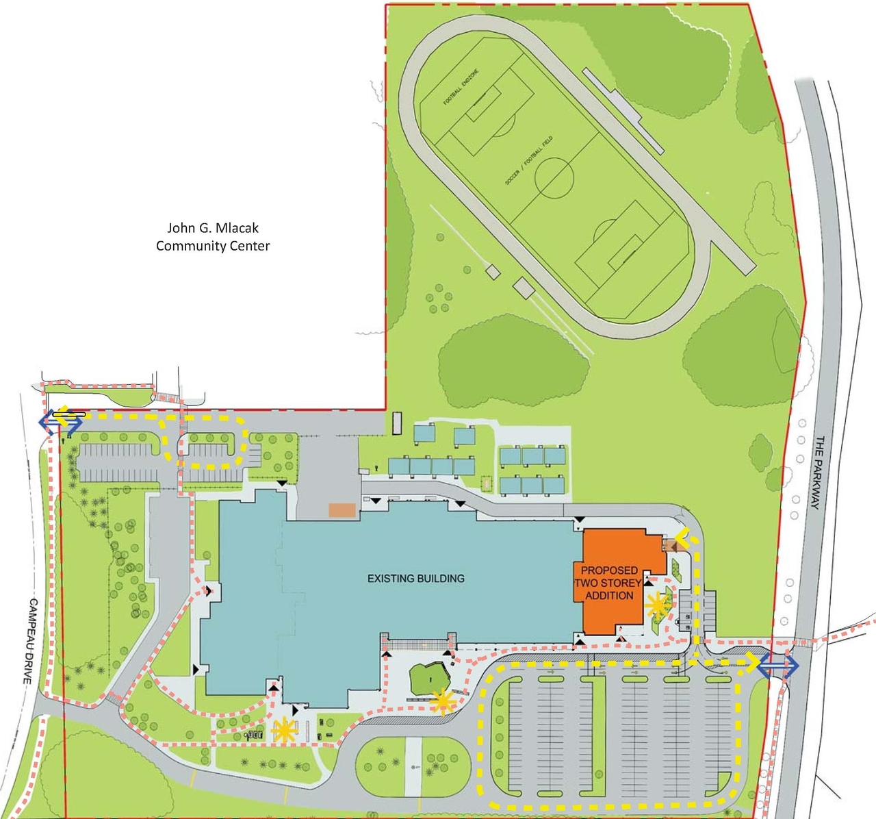 Construction site plan for project from page 13 of the file '2024-12-16 - Urban Design Brief - D07-12-24-0173'