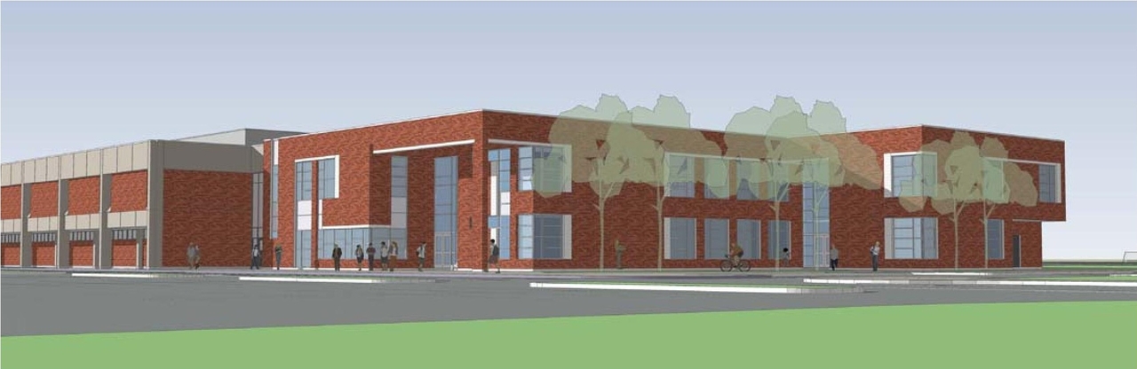 Rendering of building from page 14 of the file '2024-12-16 - Urban Design Brief - D07-12-24-0173'