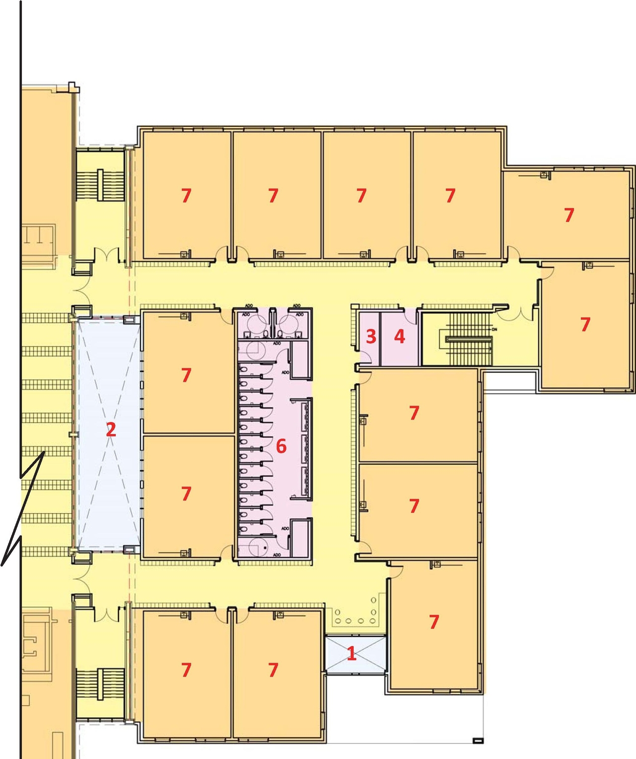 Floor plan for project from page 16 of the file '2024-12-16 - Urban Design Brief - D07-12-24-0173'