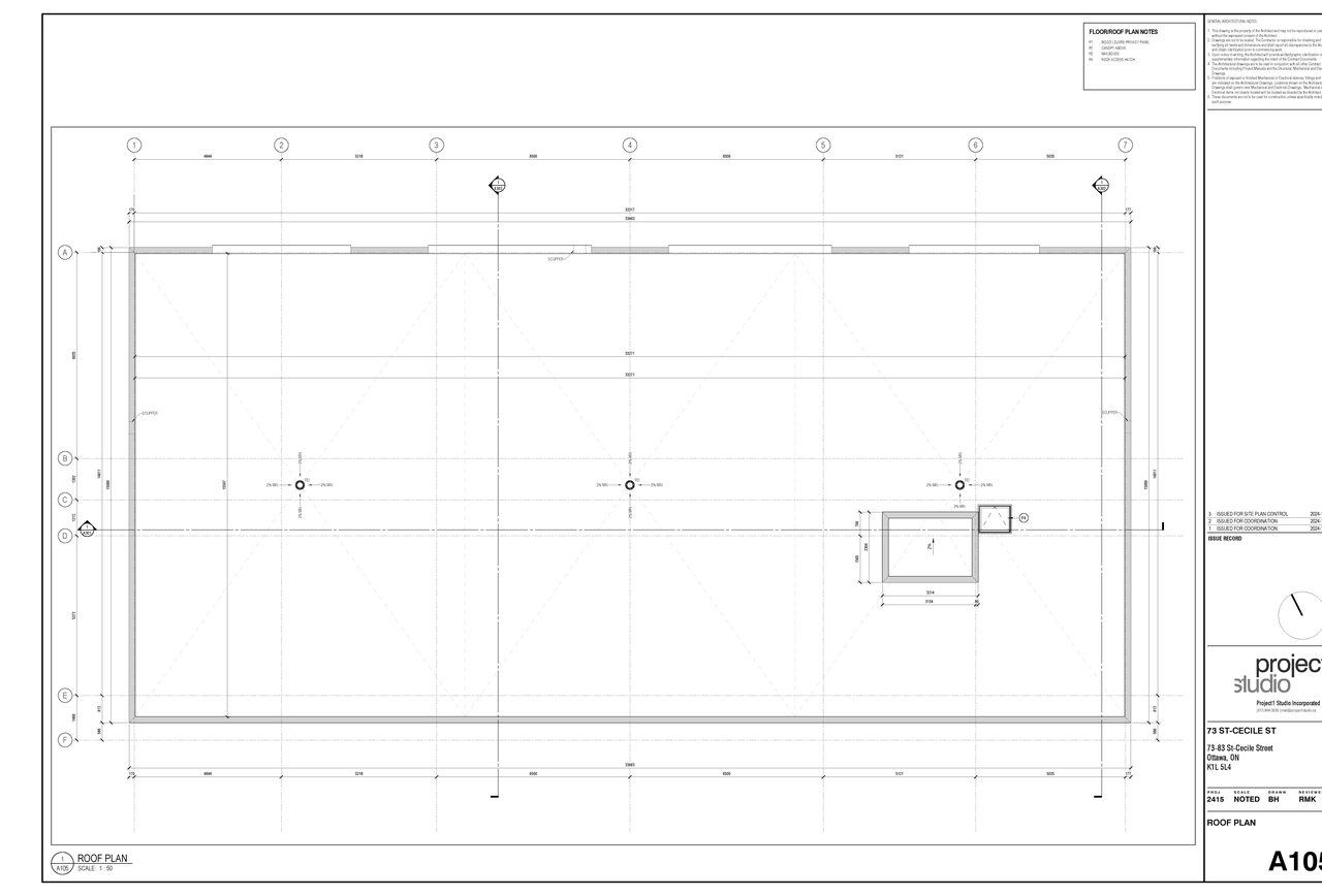 Construction site plan for project from page 6 of the file '2024-12-23 - Floor Plans - D07-12-24-0177'