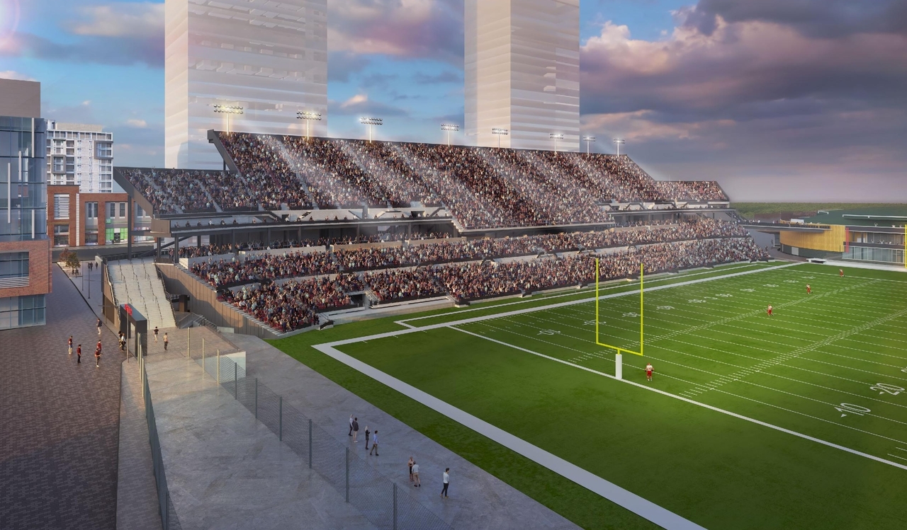 Rendering of building from page 1 of the file '2025-01-10 - Urban Design Review Panel Report - D07-12-24-0178'