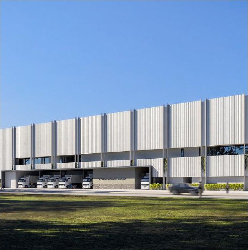 Rendering of building from page 31 of the file '2025-01-10 - Urban Design Review Panel Report - D07-12-24-0178'