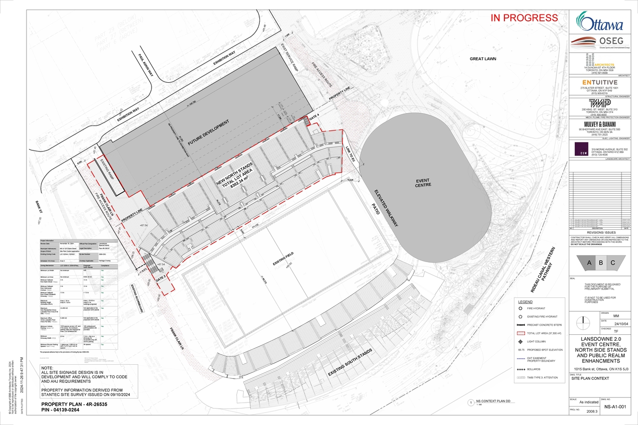 Construction site plan for project from page 42 of the file '2025-01-10 - Urban Design Review Panel Report - D07-12-24-0178'