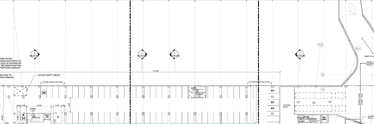 Construction site plan for project from page 44 of the file '2025-01-10 - Urban Design Review Panel Report - D07-12-24-0178'