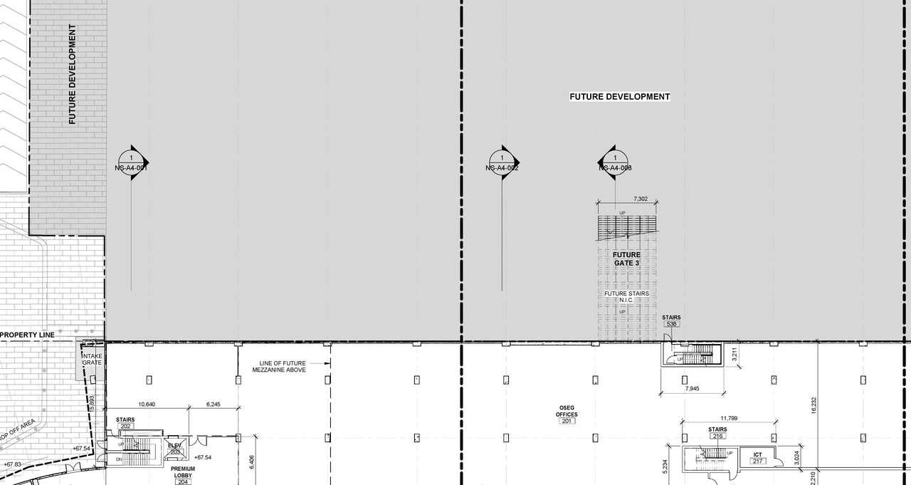 Construction site plan for project from page 45 of the file '2025-01-10 - Urban Design Review Panel Report - D07-12-24-0178'