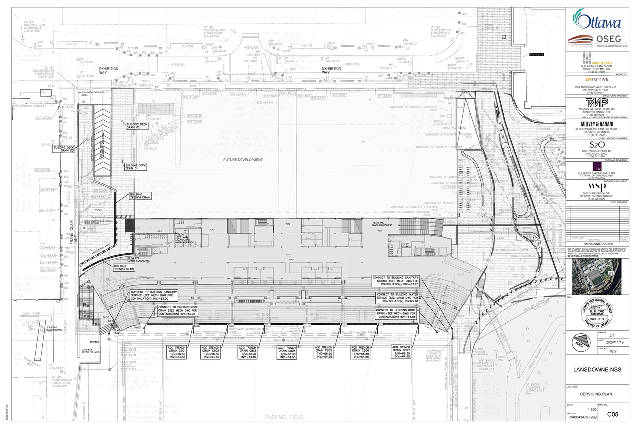 Construction site plan for project from page 54 of the file '2025-01-10 - Urban Design Review Panel Report - D07-12-24-0178'