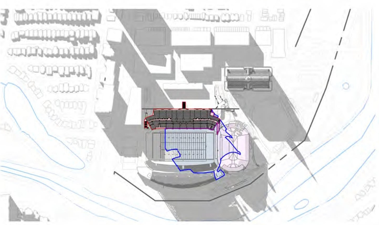 Construction site plan for project from page 72 of the file '2025-01-10 - Urban Design Review Panel Report - D07-12-24-0178'