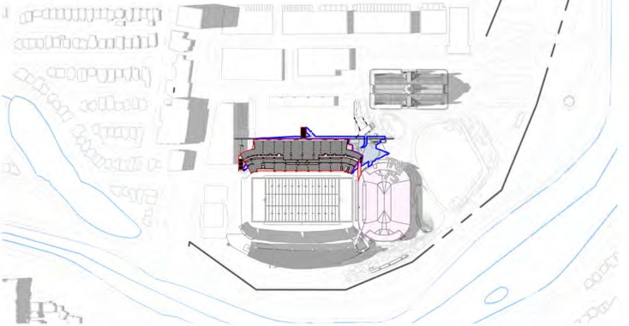 Construction site plan for project from page 73 of the file '2025-01-10 - Urban Design Review Panel Report - D07-12-24-0178'