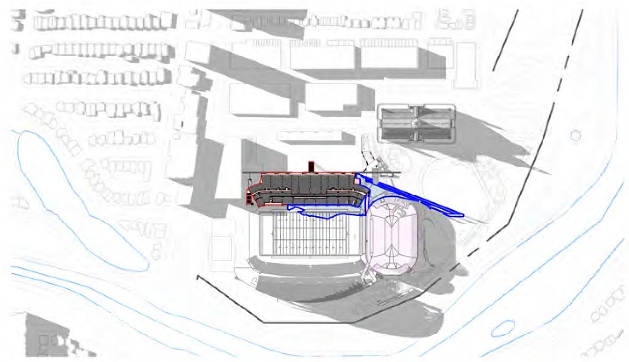 Construction site plan for project from page 73 of the file '2025-01-10 - Urban Design Review Panel Report - D07-12-24-0178'