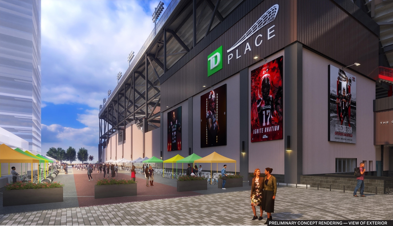 Rendering of building from page 10 of the file '2025-03-06 - Urban Design Brief NNS - D07-12-24-0178'