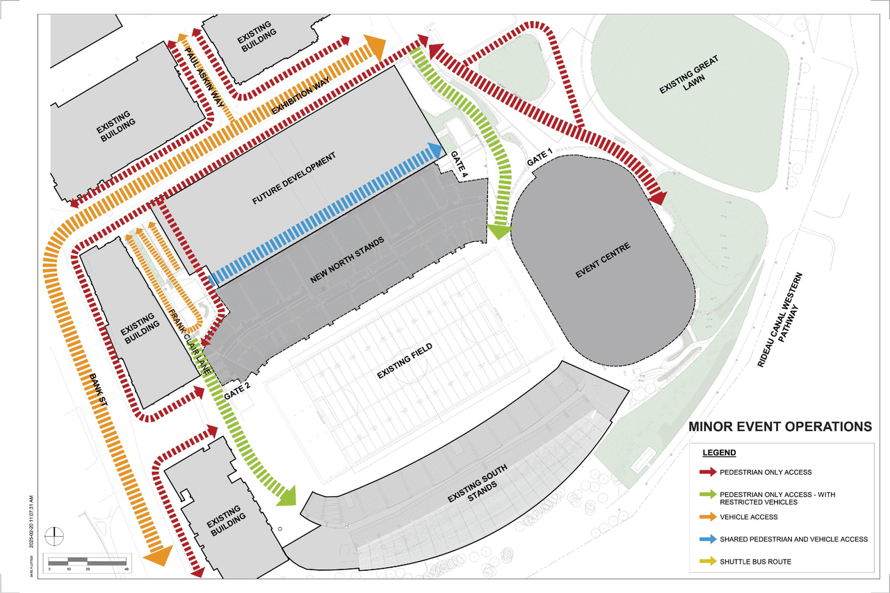 Construction site plan for project from page 39 of the file '2025-03-06 - Urban Design Brief NNS - D07-12-24-0178'