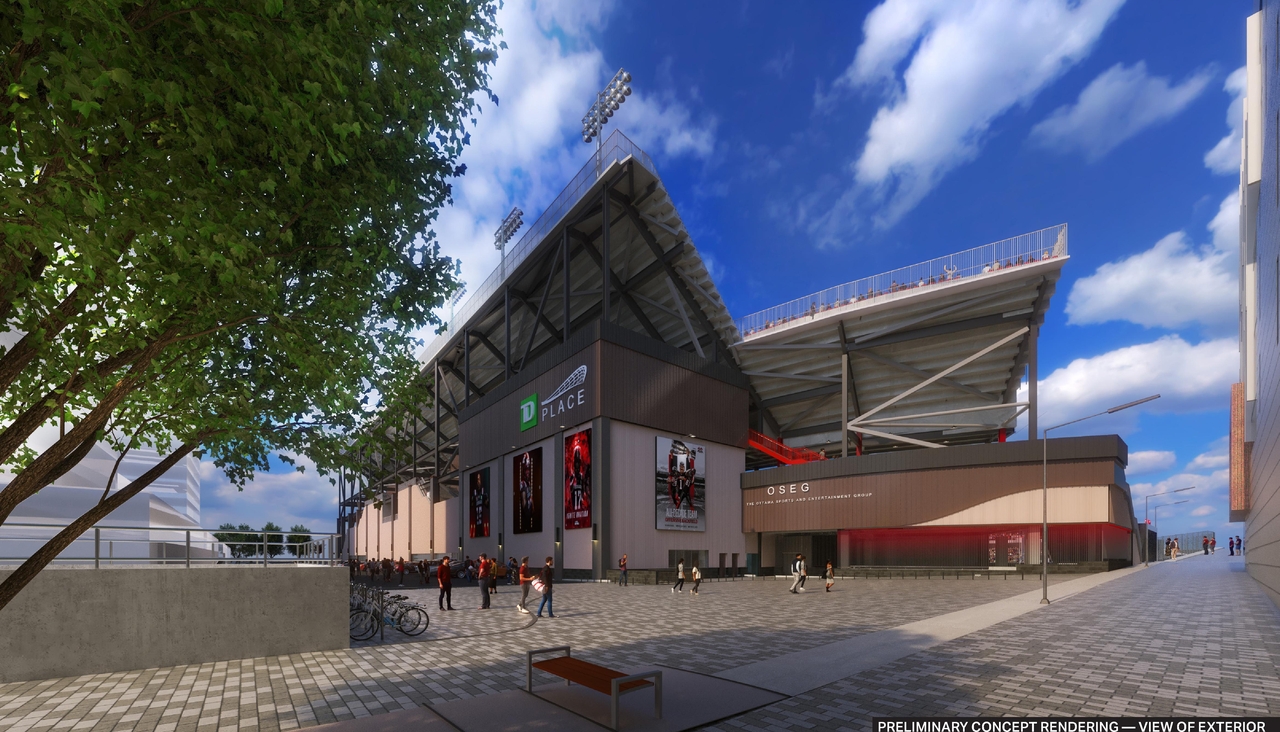 Rendering of building from page 9 of the file '2025-03-06 - Urban Design Brief NNS - D07-12-24-0178'