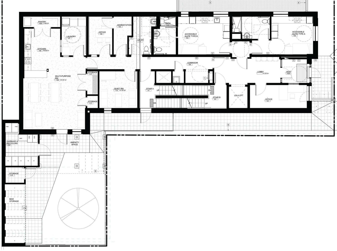 Floor plan for project from page 13 of the file '2025-01-13 - Design Brief - D07-12-25-0002'