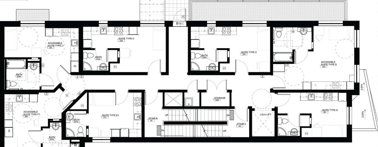 Floor plan for project from page 14 of the file '2025-01-13 - Design Brief - D07-12-25-0002'