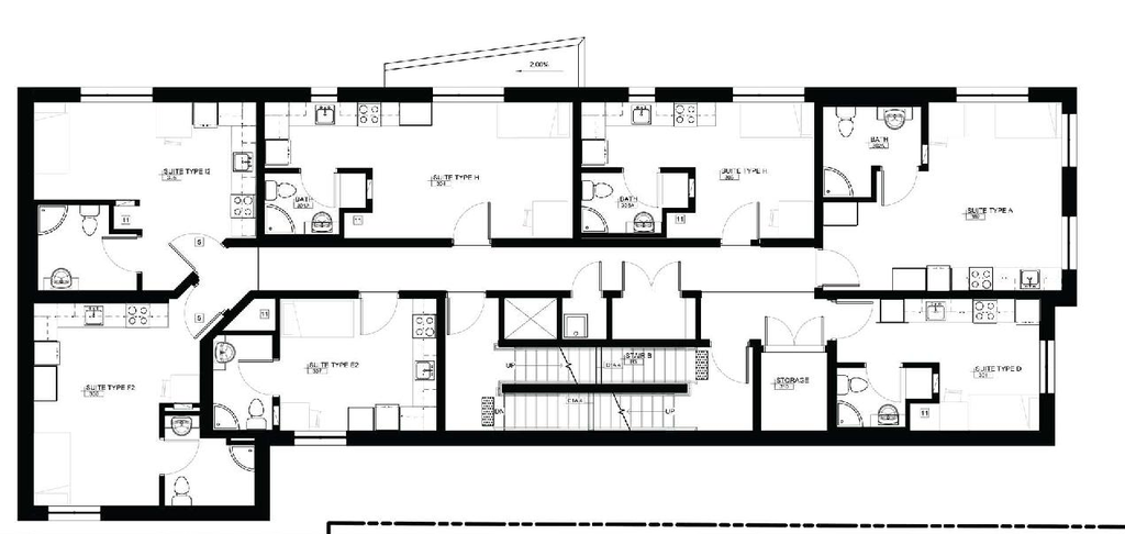 Floor plan for project from page 14 of the file '2025-01-13 - Design Brief - D07-12-25-0002'